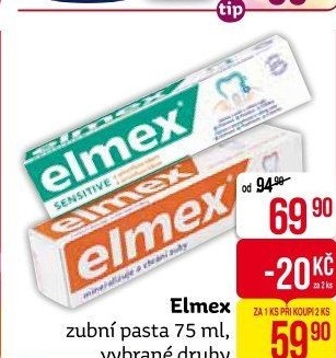 Pasty na zuby Elmex