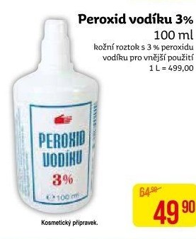 Peroxid vodíku 3% Coopharma