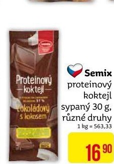 Proteinový koktejl práškový Semix
