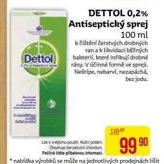 Sprej antiseptický Dettol