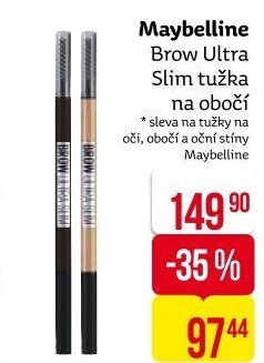 Tužka na obočí Brow Ultra Slim Maybelline