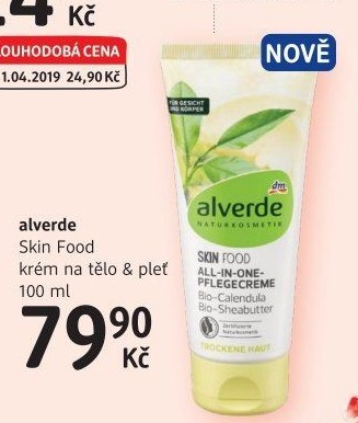Krém pleťový a tělový bio Alverde