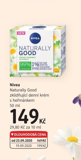 Krém pleťový zklidňující Naturally Good Nivea