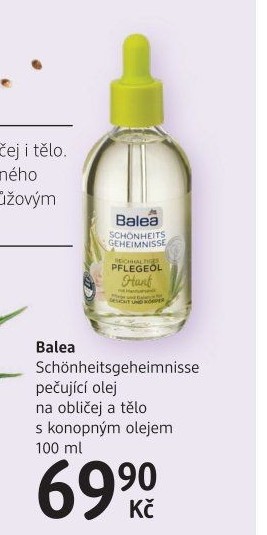 Olej pečující na tělo a pleť Balea
