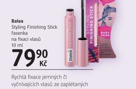Řasenka na fixaci vlasů Styling Finishing Stick Balea
