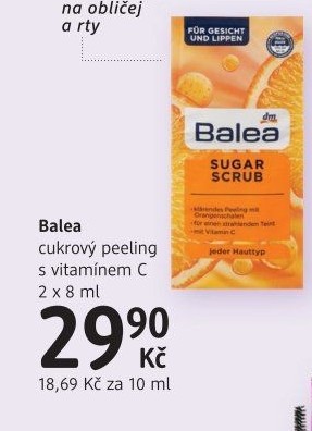 Tělový cukrový peeling Balea