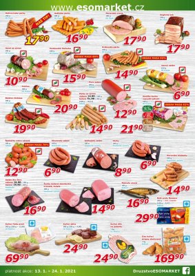 akční leták ESO MARKET 13.1.2021-24.1.2021