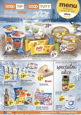 akční leták COOP 6.1.2021-19.1.2021