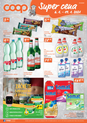 akční leták COOP 6.1.2021-19.1.2021