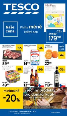 akční leták Tesco 13.1.2021-19.1.2021