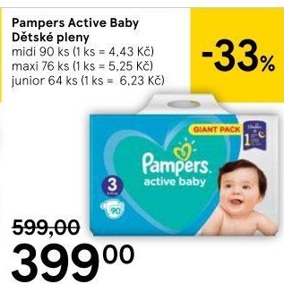 Pleny dětské Active Baby Pampers