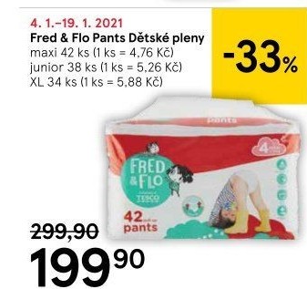 Pleny dětské Pants Fred&amp