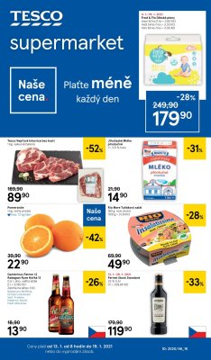 akční leták Tesco 13.1.2021-19.1.2021