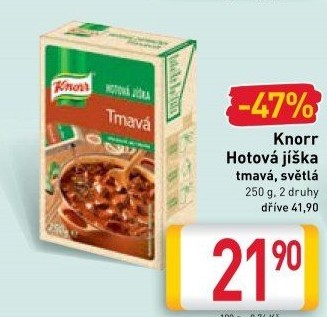 Jíška hotová Knorr