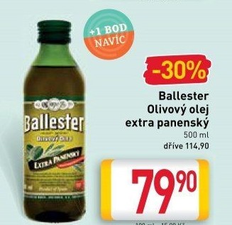 Olivový olej extra panenský Ballester