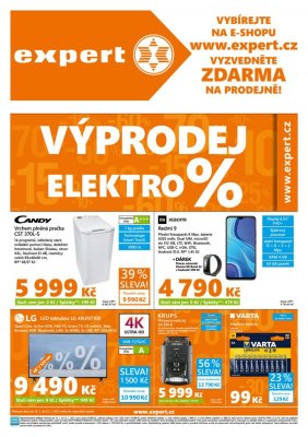 akční leták Expert elektro 14.1.2021-22.1.2021