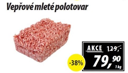 Maso mleté vepřové