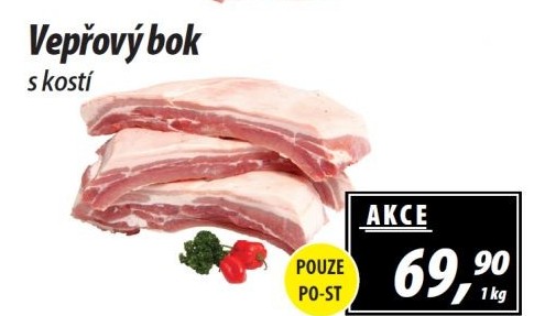 Vepřový bok s kostí