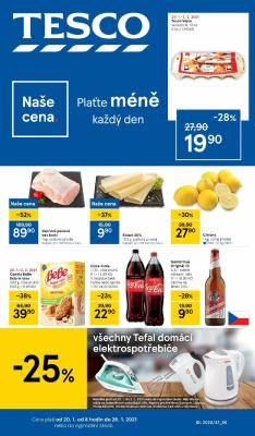 akční leták Tesco 20.1.2021-26.1.2021