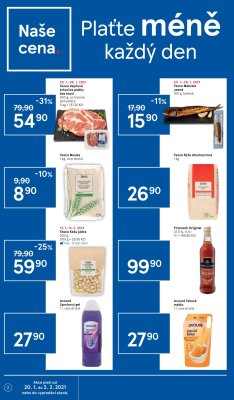 akční leták Tesco 20.1.2021-26.1.2021