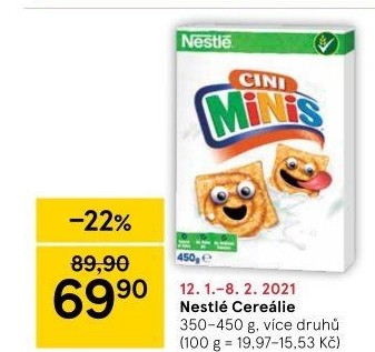 Cereálie Nestlé