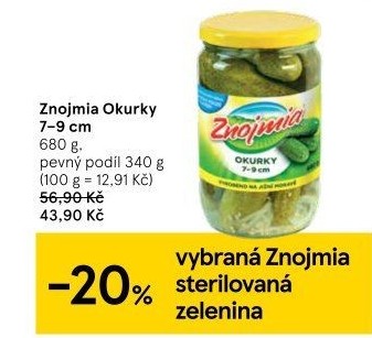 Okurky Znojmia