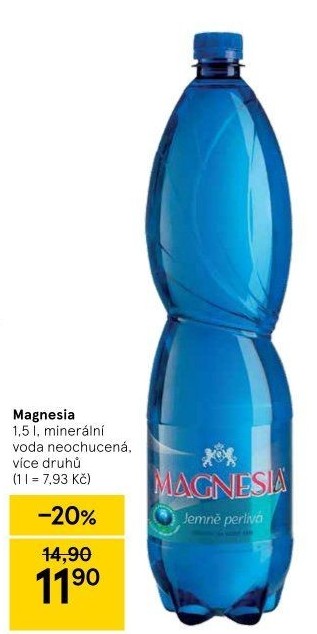 Přírodní voda Magnesia
