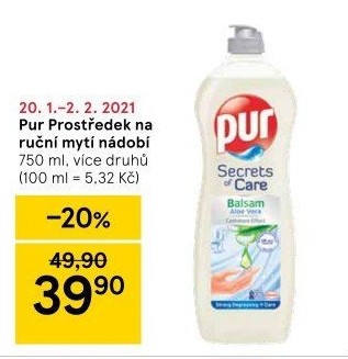 Prostředek na nádobí Pur