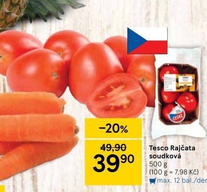 Rajčata soudková Tesco