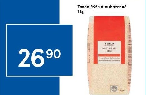Rýže dlouhozrnná Tesco