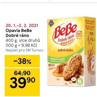 Sušenky BeBe Dobré ráno Opavia