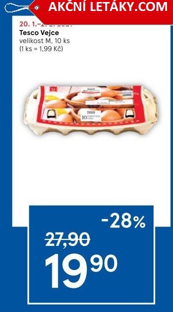 Vejce M Tesco