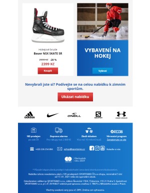 akční leták Sportisimo 17.1.2021-22.1.2021