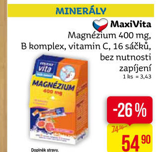 Doplněk stravy Magnézium MaxiVita