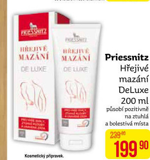 Kloubní mazání De Luxe Priessnitz