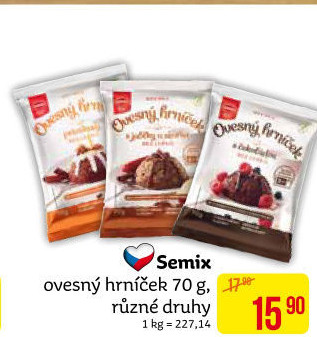 Ovesný hrníček bez lepku Semix