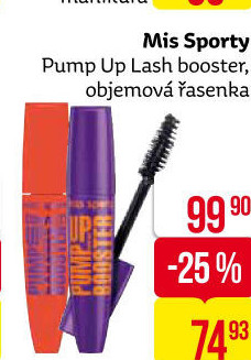 Řasenka Pump Up Booster Miss Sporty