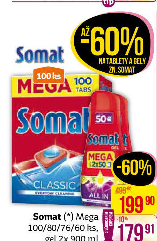 Tablety do myčky Somat
