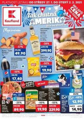 akční leták Kaufland 27.1.2021-2.2.2021