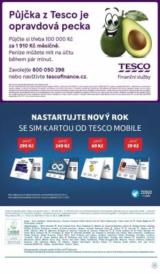 akční leták Tesco 27.1.2021-2.2.2021