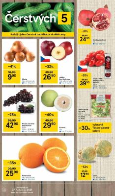 akční leták Tesco 27.1.2021-2.2.2021