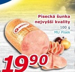 Šunka písecká nejvyšší kvality Maso uzeniny Písek