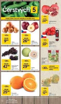 akční leták Tesco 27.1.2021-2.2.2021