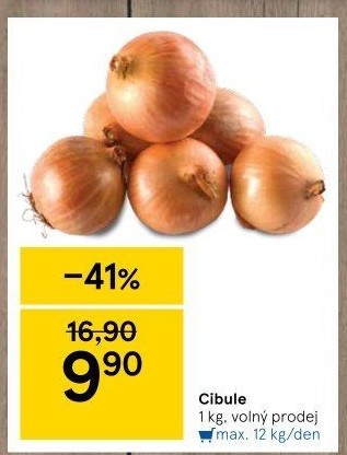 Cibule kuchyňská žlutá