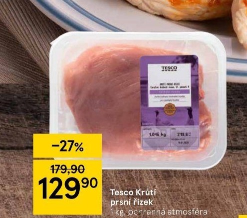Krůtí prsní řízky Tesco