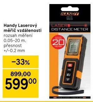 Laserový měřič Handy