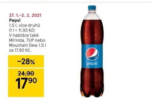 Limonáda Pepsi