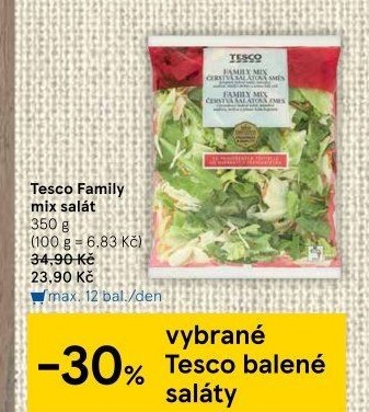 Salát Family mix Tesco