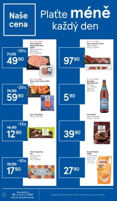 akční leták Tesco 27.1.2021-2.2.2021