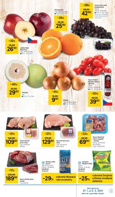 akční leták Tesco 27.1.2021-2.2.2021